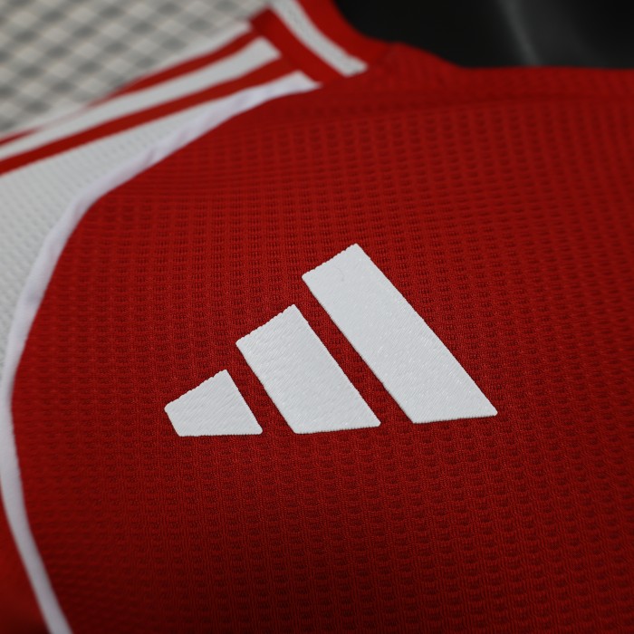 Player Version 2025-2026 Arsenal Red Footbal Shirt Soccer Jersey