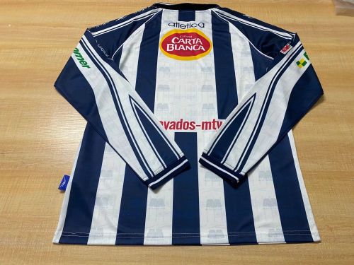 Long Sleeve Retro Jersey 1999-2000 Monterrey Home Soccer Jersey Vintage Football Shirt