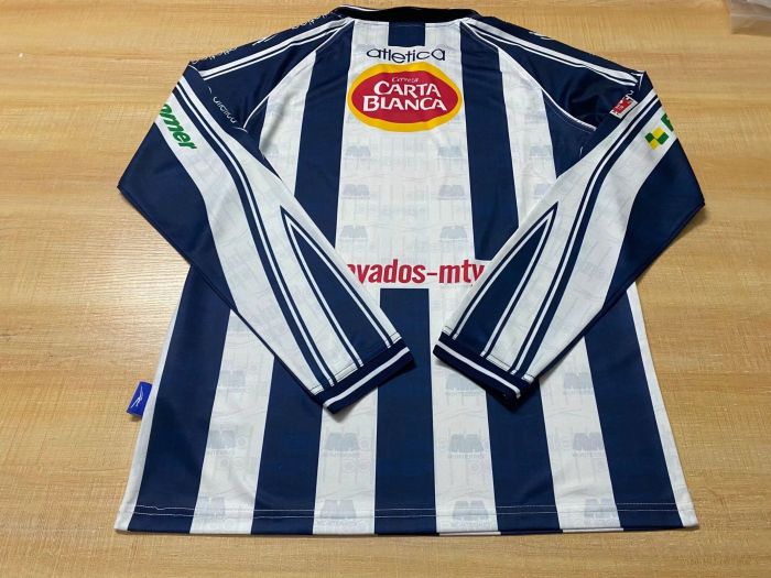Long Sleeve Retro Jersey 1999-2000 Monterrey Home Soccer Jersey Vintage Football Shirt