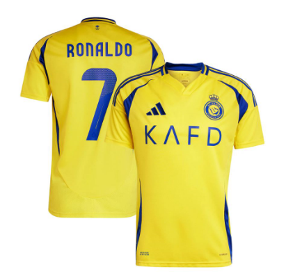Player Version 2024-2025 Al Nassr RONALDO 7 Home Soccer Jersey Football Shirt