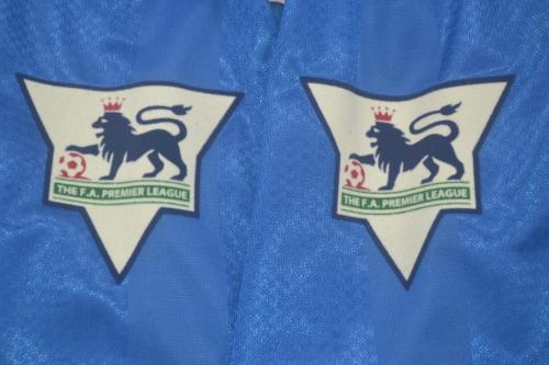 with EPL Patch Retro Jersey Chelsea 1997-1999 Home Blue Soccer Jersey Vintage Football Shirt