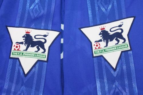 with EPL Patch Retro Jersey 1999-2000 Chelsea Home Soccer Jersey Vintage Football Shirt