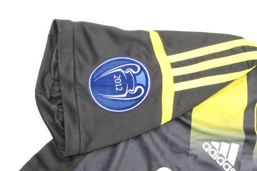 with 2012 Champions League Patch Retro Jersey 2012-2013 Chelsea TORRES 9 Third Away Black Soccer Jersey Vintage Football Shirt