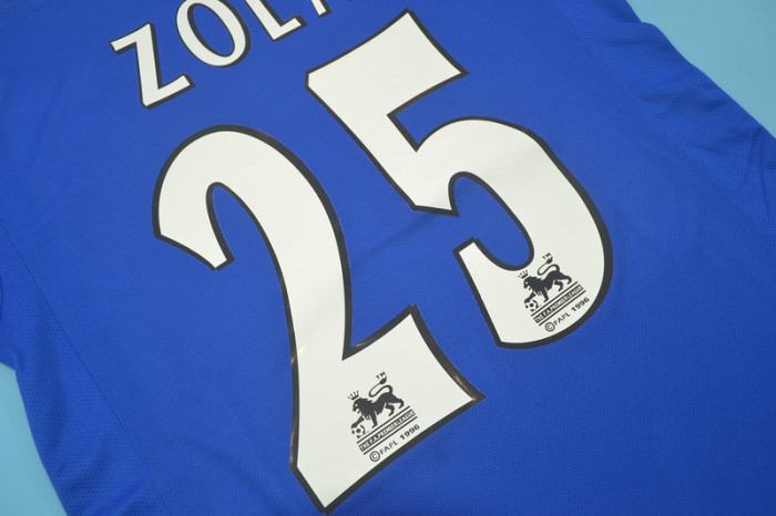 Retro Jersey 2003-2005 Chelsea ZOLA 25 Home Soccer Jersey Blue Vintage Football Shirt