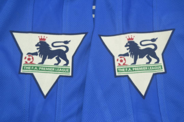 with EPL Patch Retro Jersey 2003-2005 Chelsea Home Soccer Jersey Blue Vintage Football Shirt