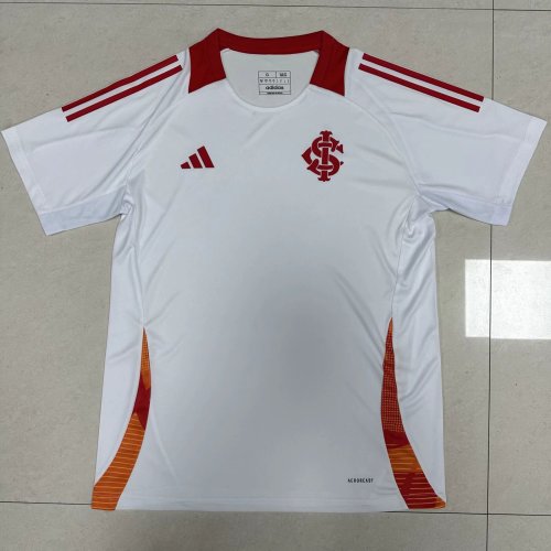 Fans Version 2025-2026 Sport Club Internacional White Soccer Training Jersey Football Pre-match Shirt