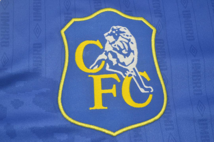 Retro Jersey 1995-1997 Chelsea VIALLI 9 Home Soccer Jersey Vintage Football Shirt