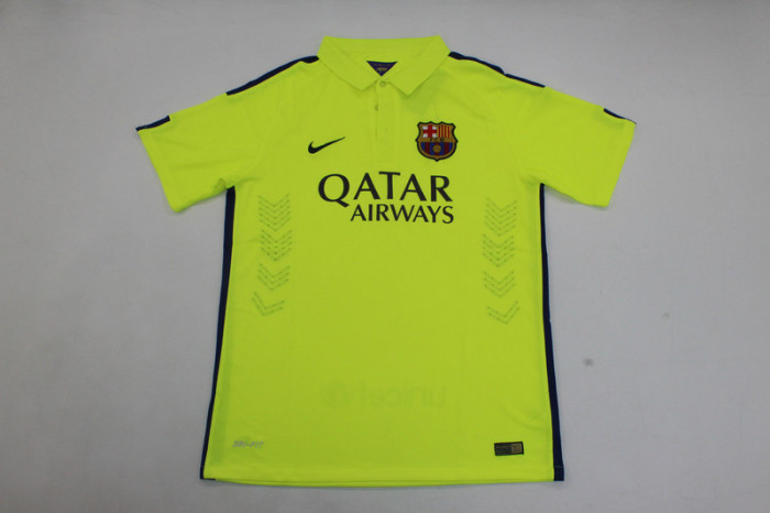Retro Jersey 2014-2015 Barcelona Third Away Soccer Jersey Vintage Football Shirt