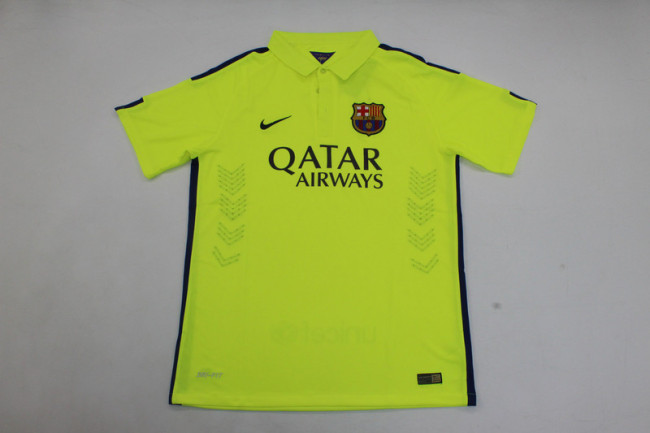 Retro Jersey 2014-2015 Barcelona Third Away Soccer Jersey Vintage Football Shirt