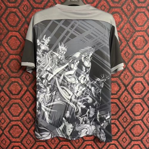 Fan Version Japan 2024 Black/Yellow Comic Soccer Jersey Football Shirt
