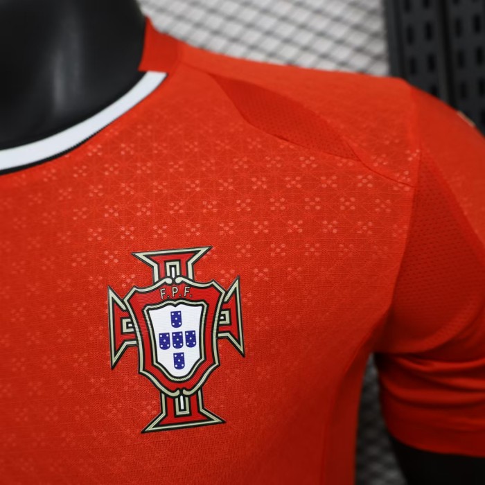Player Version 2025 Portugal Home Soccer Jersey Football Shirt