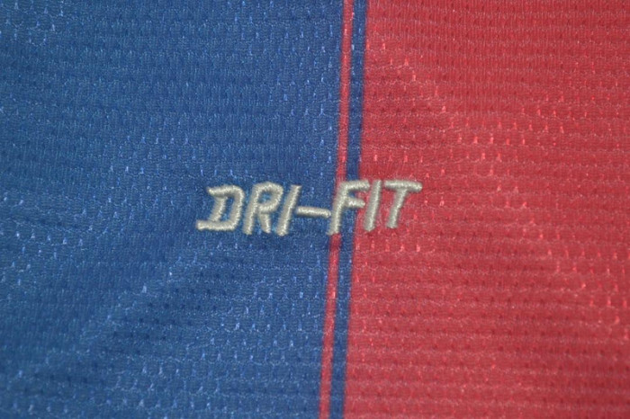 with LFP+Golden FIFA Patch Retro Jersey 2009-2010 Barcelona Home Soccer Jersey Vintage Football Shirt
