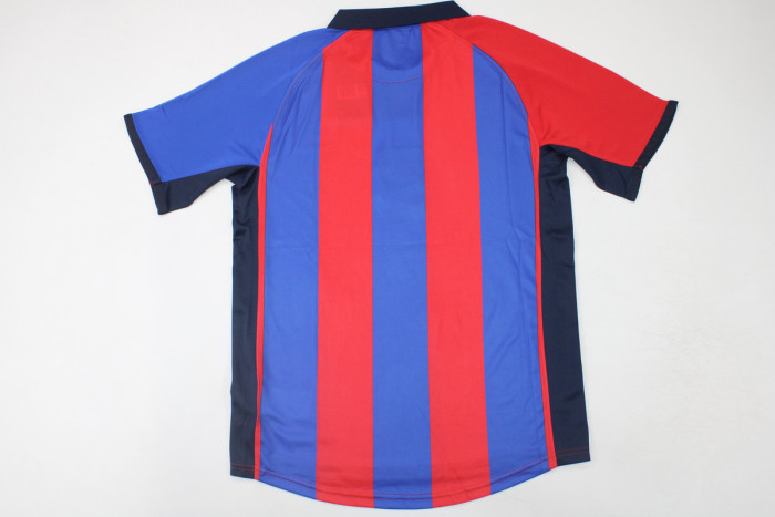 Retro Jersey 2001-2002 Barcelona Home Soccer Jersey Vintage Football Shirt