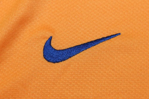 Retro Jersey 2006-2007 Barcelona Away Orange Soccer Jersey Vintage Football Shirt