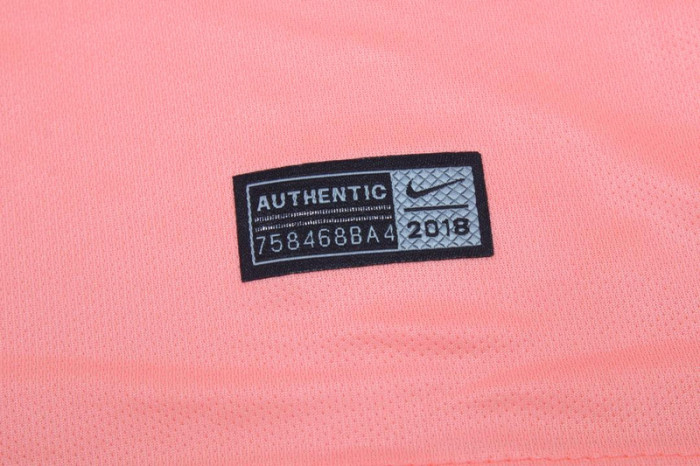 Retro Jersey 2018-2019 Barcelona Third Away Pink Soccer Jersey Vintage Football Shirt