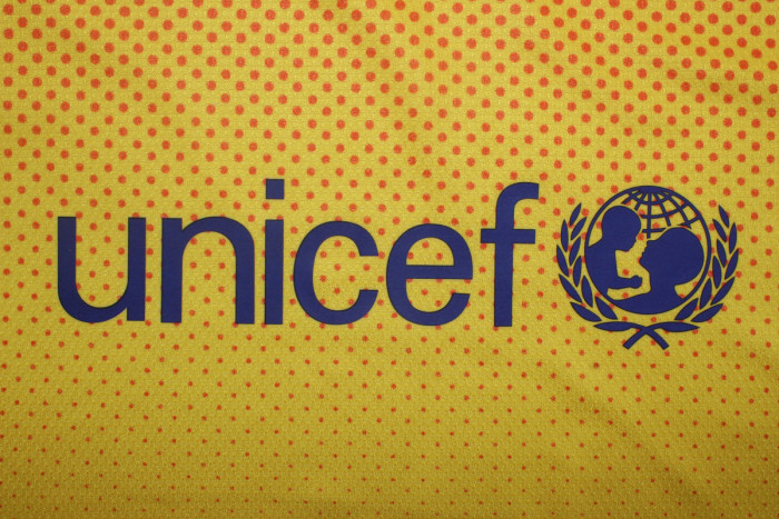 with Golden FIFA+UCL Patch Retro Shirt 2012-2013 Barcelona Away Orange Vintage Soccer Jersey