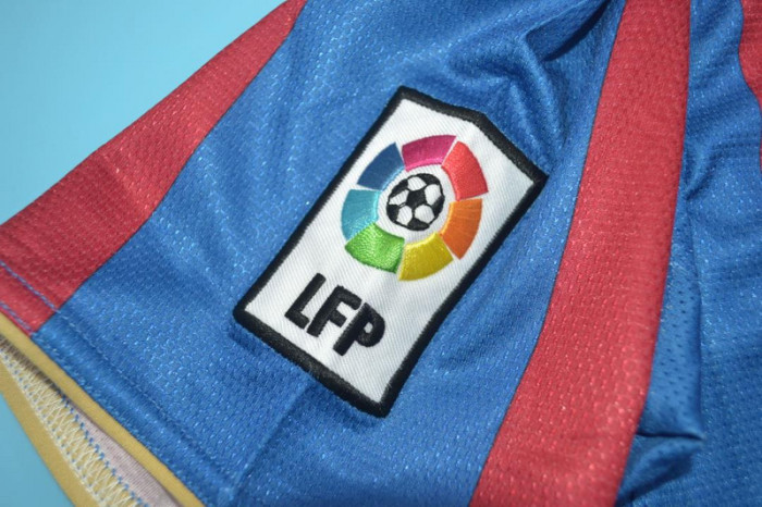 with LFP Patch Retro Jersey 2007-2008 Barcelona Home Soccer Jersey Vintage Football Shirt