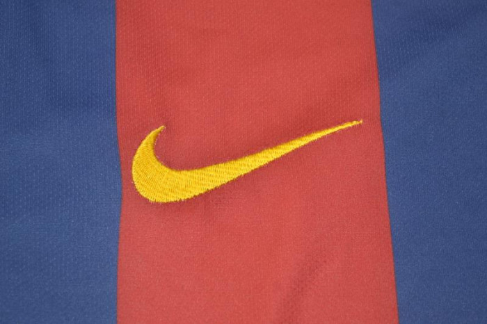 with LFP Patch Retro Jersey 2010-2011 Barcelona Home Soccer Jersey Vintage Football Shirt