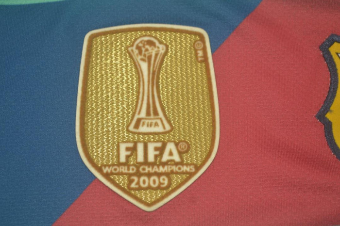 with Golden FIFA+LFP+TV 3 Patch Retro Jersey 2010-2011 Barcelona MESSI 10 Away Soccer Jersey Vintage Football Shirt