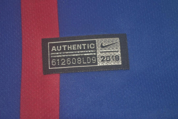 Retro Jersey 2018-2019 Barcelona Home Red/Blue Soccer Jersey Vintage Football Shirt