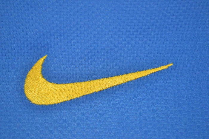 with Sponor Logo+LFP Patch Retro Jersey 2006-2007 Barcelona Home Soccer Jersey Vintage Football Shirt