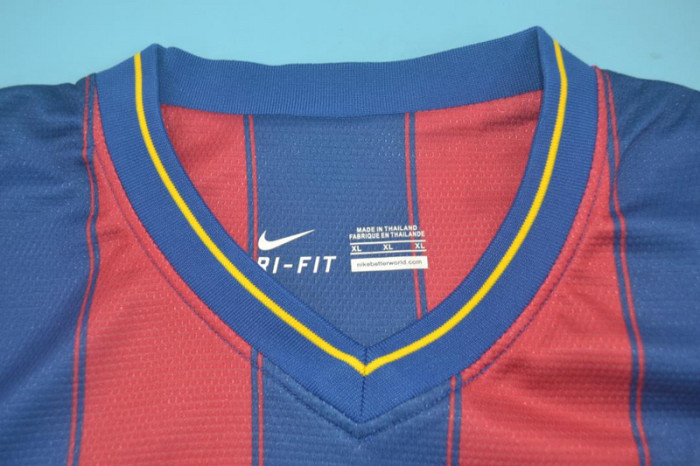 with LFP+Golden FIFA Patch Retro Jersey 2009-2010 Barcelona Home Soccer Jersey Vintage Football Shirt