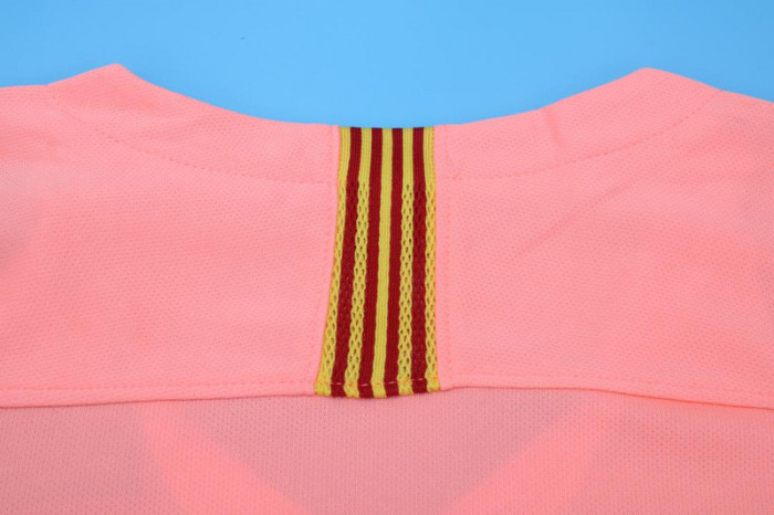 with UCL Patch Retro Jersey 2018-2019 Barcelona Third Away Pink Soccer Jersey Vintage Football Shirt