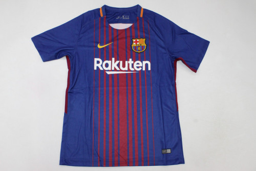 Retro Jersey 2017-2018 Barcelona Home Soccer Jersey Vintage Football Shirt