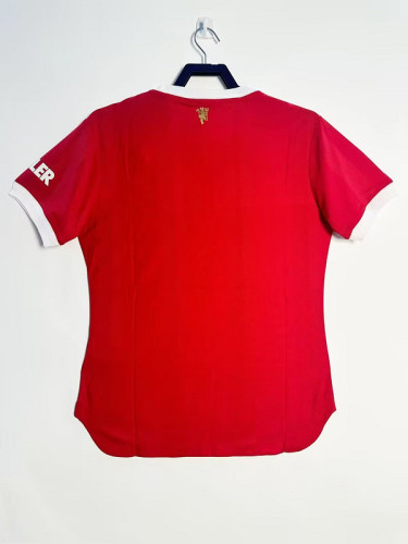 Player Version Retro Jersey 2021-2022 Manchester United Home Soccer Jersey Vintage Football Shirt