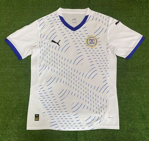 Fans Version 2025-2026 Philippines Away White Soccer Jersey Football Shirt