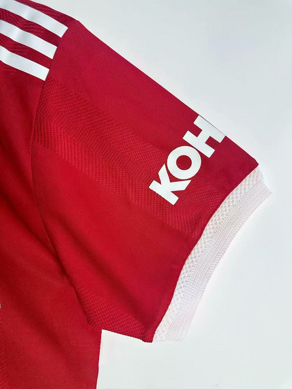 Player Version Retro Jersey 2021-2022 Manchester United Home Soccer Jersey Vintage Football Shirt