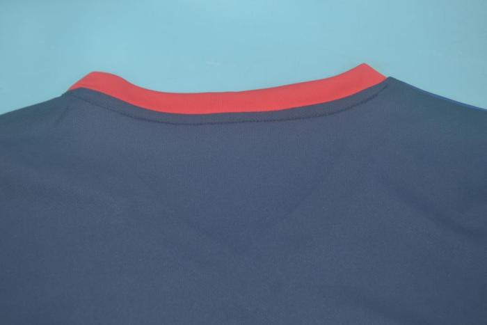 with EPL Patch Retro Jersey 2002-2003 Arsenal Away Blue Soccer Jersey Vintage Football Shirt