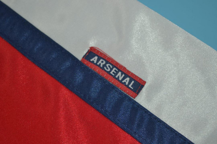 with EPL Patch Retro Jersey 1998-1999 Arsenal Home Soccer Jersey Vintage Football Shirt