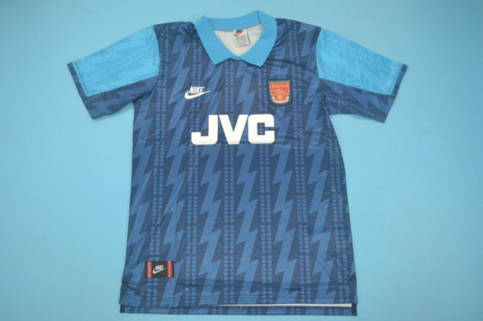 Retro Jersey Arsenal 1994-1995 Away Blue Soccer Jersey Vintage Football Shirt