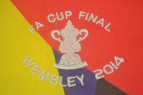 Retro Jersey 2014 Arsenal FA Cup 20th Anniversary Colorful Soccer Jersey