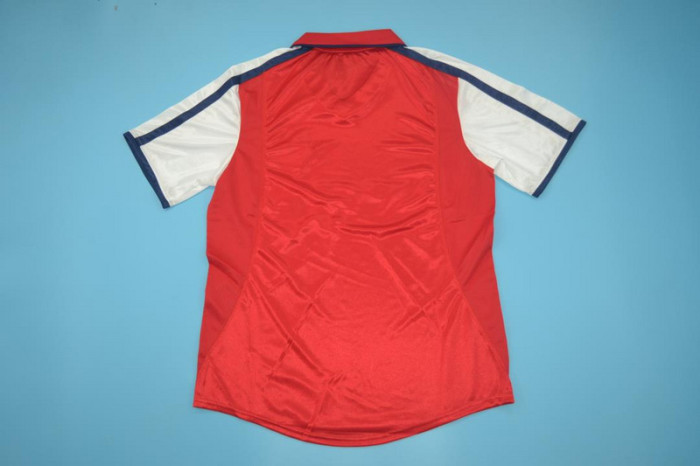 with UCL Patch Retro Jersey 2000-2002 Arsenal Home Soccer Jersey Vintage Football Shirt