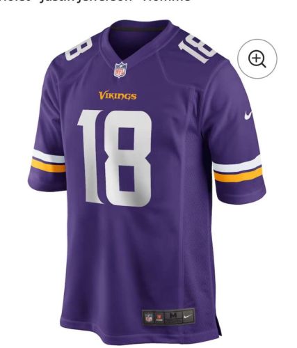 Minnesota Vikings 18 JEFFERSON Purple NFL Jersey
