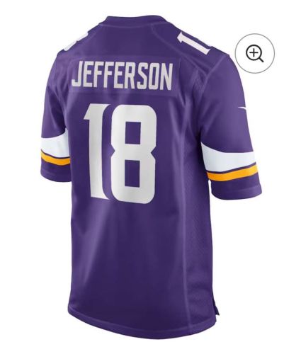 Minnesota Vikings 18 JEFFERSON Purple NFL Jersey
