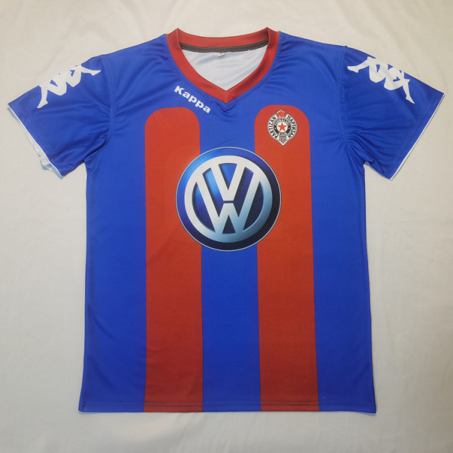 Fan Version FK Partizan Blue/Red Soccer Jersey Football Shirt
