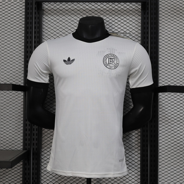Player Version 2024 Germany White 125th Anniversary Soccer Jersey Football Shirt