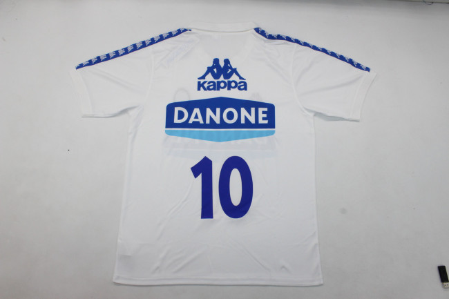 Retro Jersey 1990-1992 Juventus 10 White Soccer Jersey Vintage Football Shirt
