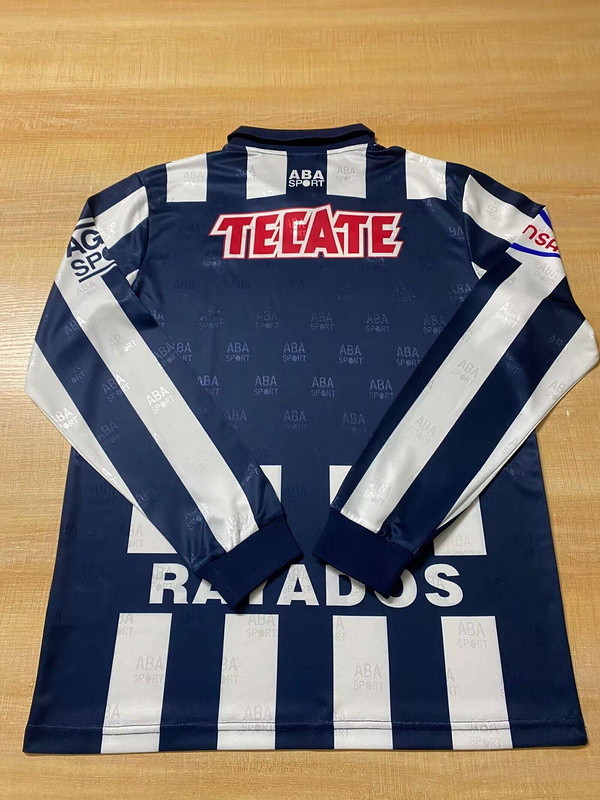 Long Sleeve Retro Jersey 1997-1998 Monterrey Home Soccer Jersey Vintage Football Shirt