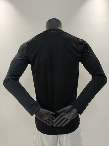 Long Sleeve Player Version 2025-2026 Inter Miami Away Black Soccer Jersey Football Shirt