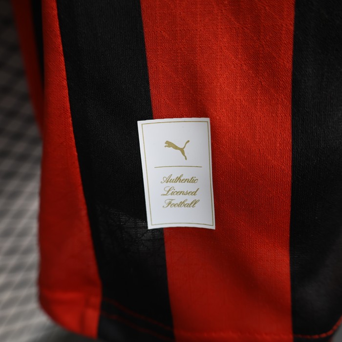 Player Version 2024-2025 AC Milan 125th Anniversary Soccer Jersey AC Football Shirt