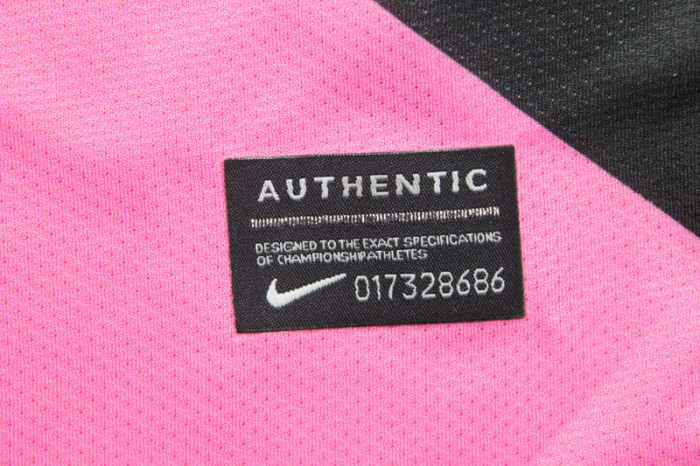 with Scudetto+UCL Patch Retro Jersey 2012-2013 Juventus Away Pink Soccer Jersey Vintage Football Shirt