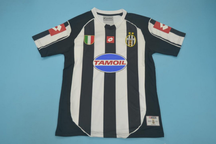 with Scudetto Patch Retro Jersey 2002-2003 Juventus SALAS 9 Home Soccer Jersey Vintage Football Shirt