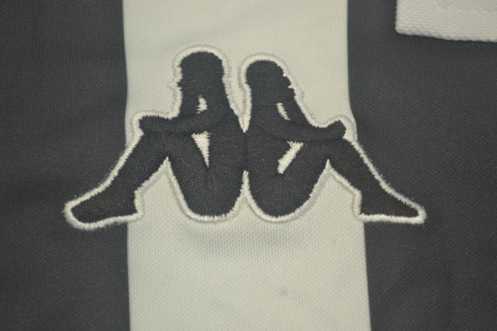 Retro Jersey 1999-2000 Juventus DAVIDS 26 Home Black/White Soccer Jersey Vintage Football Shirt