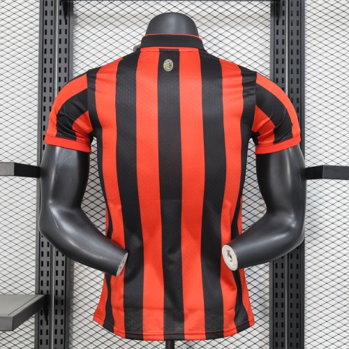Player Version 2024-2025 AC Milan 125th Anniversary Soccer Jersey AC Football Shirt