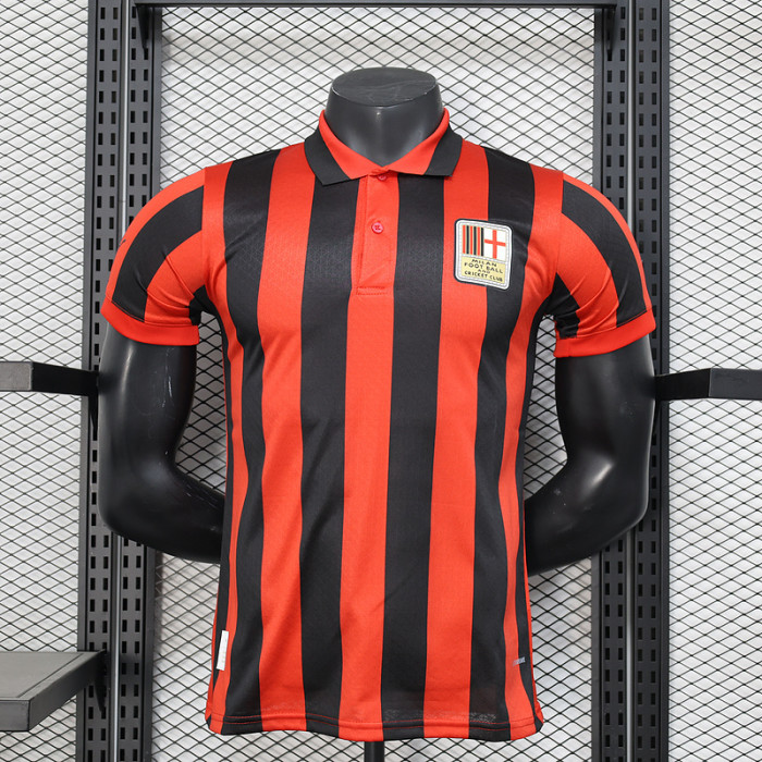 Player Version 2024-2025 AC Milan 125th Anniversary Soccer Jersey AC Football Shirt