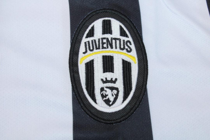 with Scudetto+Serie A Patch Retro Jersey 2014-2015 Juventus Home Soccer Jersey Vintage Football Shirt